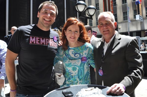 Erik Alden, Magee Hickey (WCBS Channel 2) and Bill Tawpash Executive Director of Chil Photo