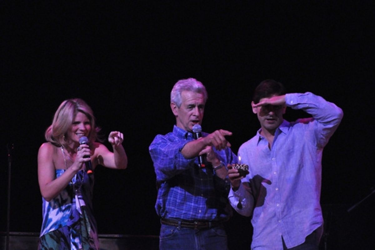 Kelli O'Hara, James Naughton and Greg Naughton at 