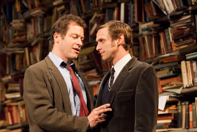 Dominic West in a scene with and MARTIN HUTSON as Joseph Keyston (R). 
 Photo