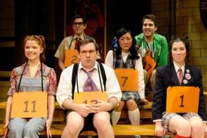 (front row from left) Cary Michele Miller, Steve Gagliastro, Joanna Krupnick,(middle) Lisa Yuen, (back row from left) Nathan Chang, and Michael J. Borges @ BroadwayWorld (front row from left) Cary Michele Miller, Steve Gagliastro, Joanna Krupnick,(middle) Photo