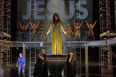 Paul Nolan and the cast of Jesus Christ Superstar Photo