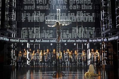 Paul Nolan and the Cast of Jesus Christ Superstar Photo