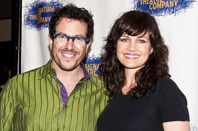 Michael Mayer & Carla Gugino Photo