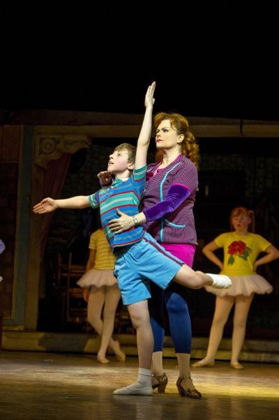Billy Elliot (Josh Baker) and Mrs Wilkinson (Genevieve Lemmon) Photo