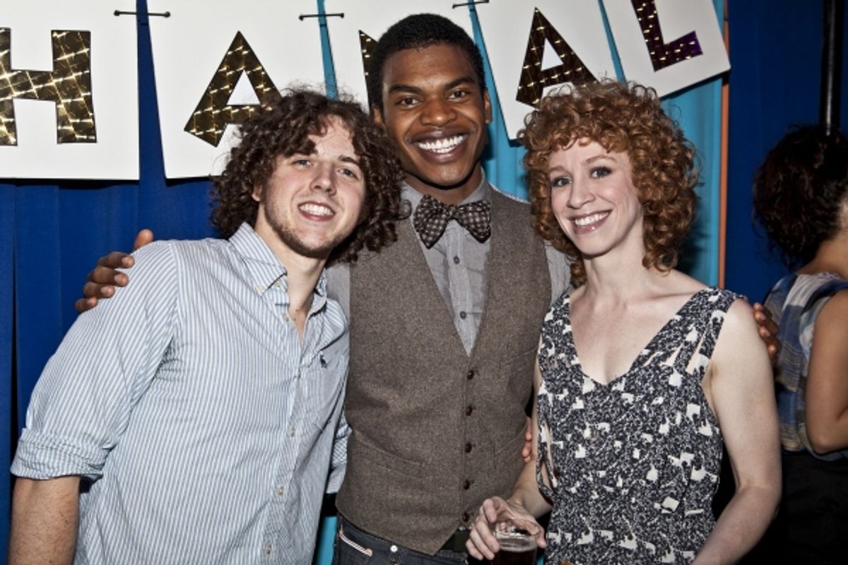 Teddy Toye, Max Kumangau and Lundsay Nicole Chambers at 