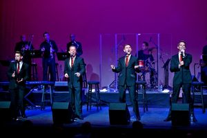 Michael Longoria, Christian Hoff, Daniel Reichard, J. Robert Spencer @ BroadwayWorld Michael Longoria, Christian Hoff, Daniel Reichard, J. Robert Spencer Photo