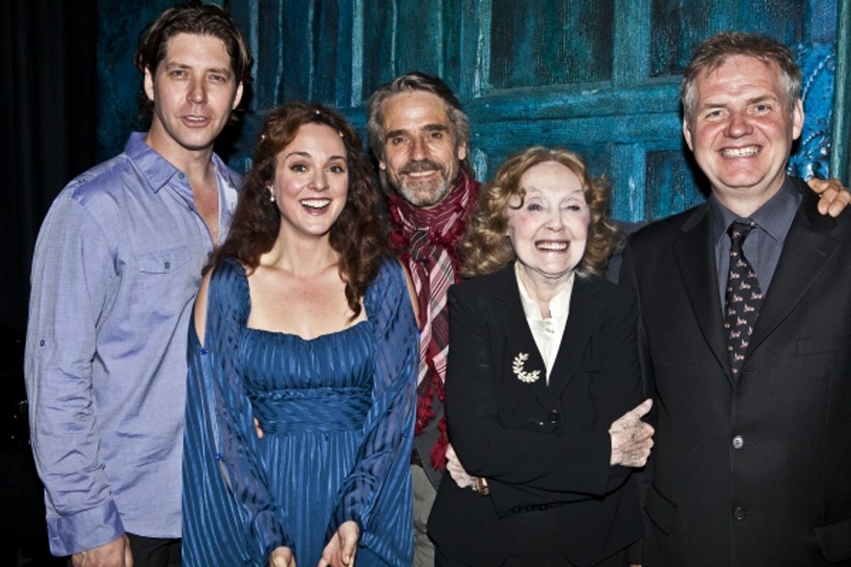 James Barbour, Melissa Errico, Jeremy Irons, Charlotte Moore and Ciaren O'Reilly at 