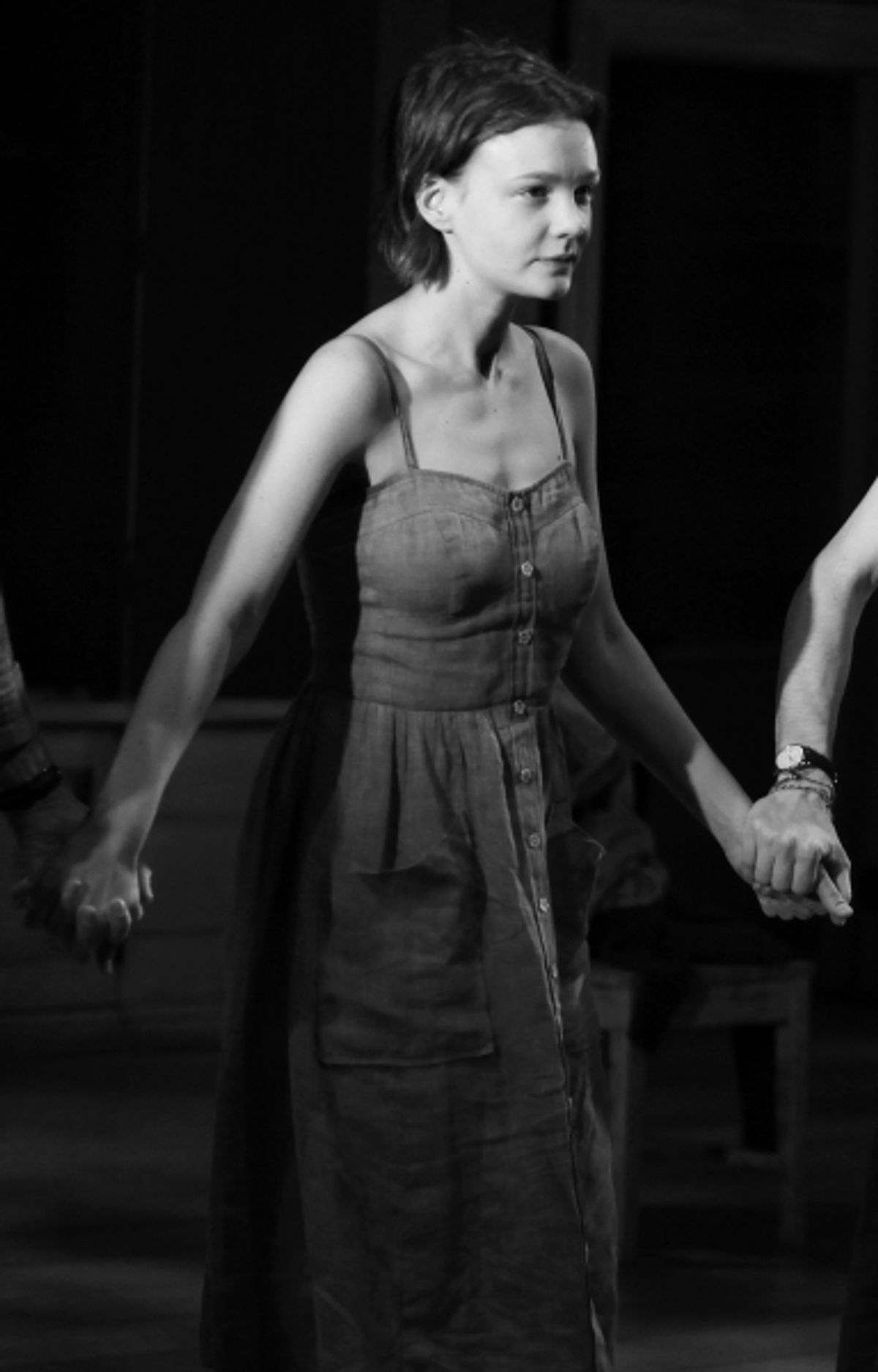 Carey Mulligan during the 'Through A Glass Darkly' Opening Night Curtain Call at New York Theatre Workshop in New York City.  at 