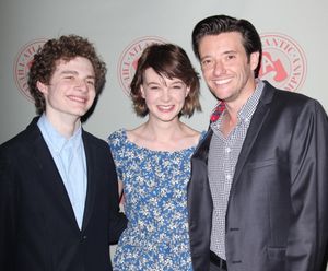 Ben Rosenfield, Carey Mulligan & Jason Butler Harner attending the 'Through A Glass Darkly' Opening Night After Party at Chinatown Brasserie in New York City. @ BroadwayWorld Ben Rosenfield, Carey Mulligan & Jason Butler Harner attending the 'Through A Glass D Photo