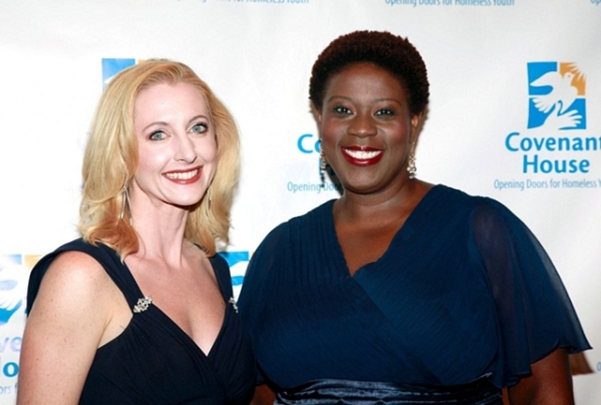 Rita Harvey and Capathia Jenkins at 