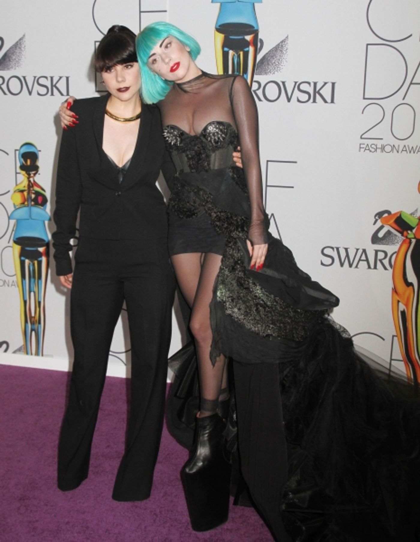 Photo Flash: Lady Gaga Attends CFDA Fashion Awards  Image