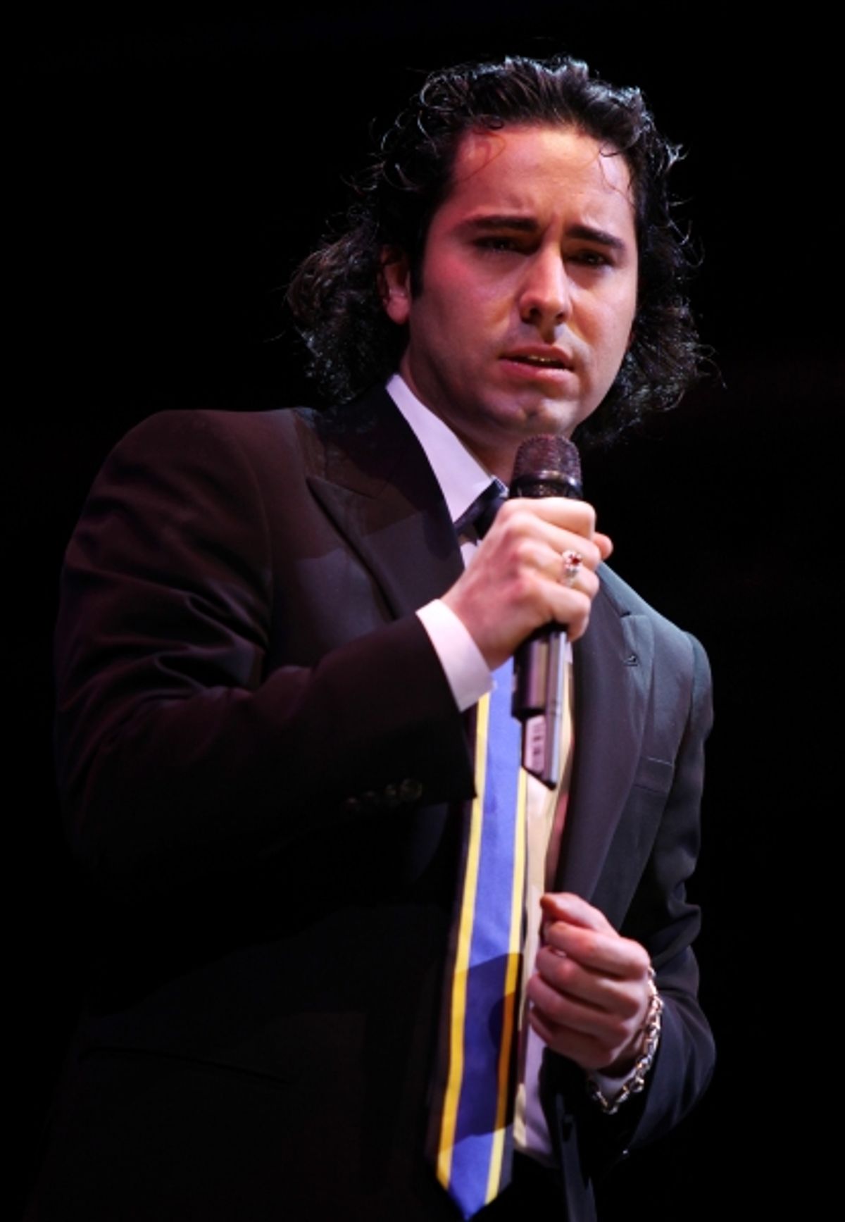 John Lloyd Young during the 2001 Theatre World Awards Presentation at the August Wilson Theatre in New York City.  at 