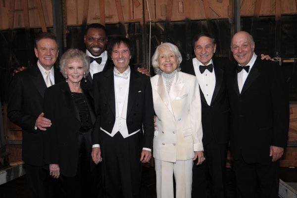 Backstage with Wink Martindale, June Lockhart, Petri Hawkins-Byrd, Gary Greene, Carol Photo