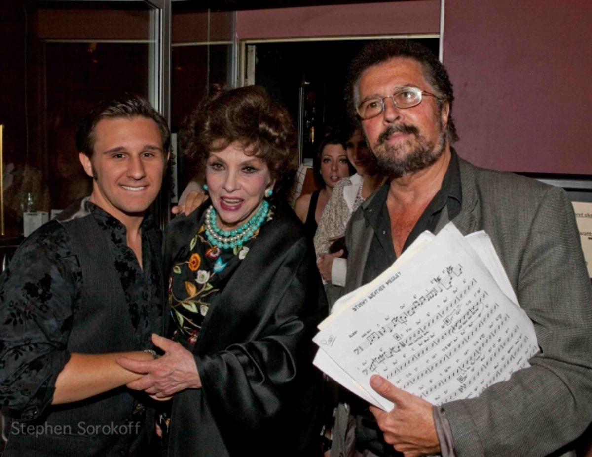 Nicolas King,Gina Lollobrigida, Mike Renzi at 
