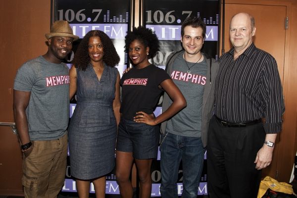 Memphis' Rhett George, 106.7 Lite FM's Juliet Little, and Memphis' Dan'yelle Williams Photo