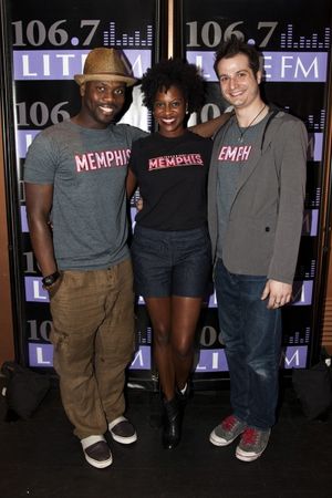 Memphis stars Rhett George, Dan'yelle Williamson and Bryan Fenkart attend the 2011 Br Photo