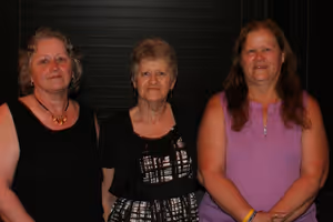 Betty Wiggin Porter (center) and Dorothy Wiggin Semprini (right) with their sister Rachel Wiggin Gould @ BroadwayWorld Betty Wiggin Porter (center) and Dorothy Wiggin Semprini (right) with their siste Photo