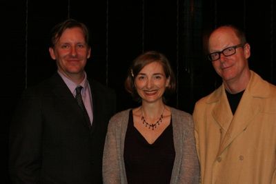 John Langs and writers Joy Gregory and Gunnar Madsen Photo