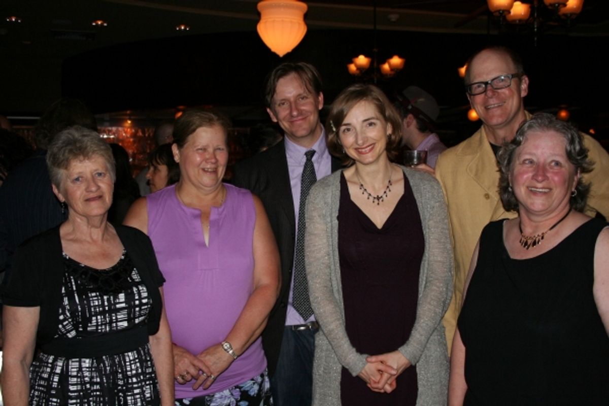 Betty Wiggin Porter, Dorothy Ã¢â‚¬Å“DotÃ¢â‚¬Â Wiggin Semprini, John Langs, Joy Gregory, Gunnar Madsen and Rachel Wiggin Gould at 