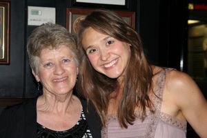 Betty Wiggin Porter with her on-stage counterpart Sarah Sokolovic Photo