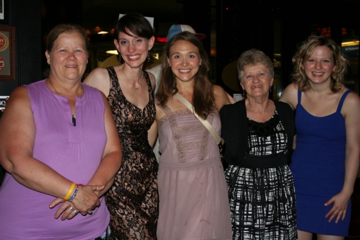 Dorothy Ã¢â‚¬Å“DotÃ¢â‚¬Â Wiggin Semprini, Jamey Hood, Sarah Sokolovic, Betty Wiggin Porter and Emily Walton at 