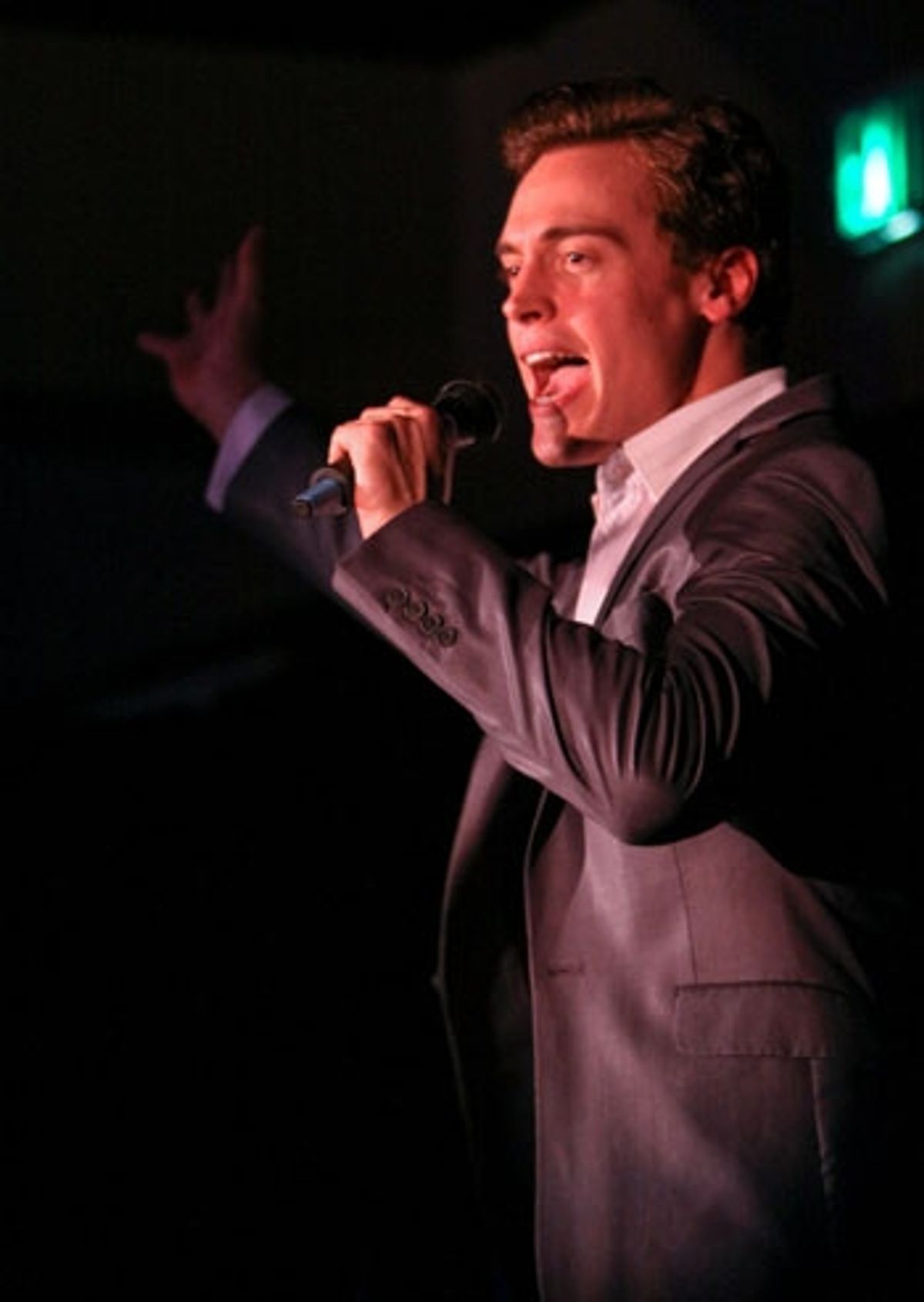 Erich Bergen at Upright Cabaret's American Icon Series at 