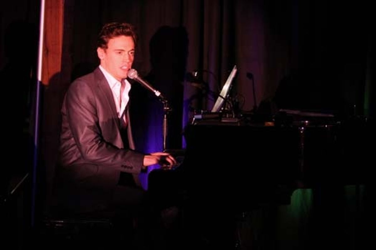 Erich Bergen at Upright Cabaret's American Icon Series at 