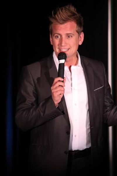 Producer/Host Chris Isaacson at Upright Cabaret's American Icon Series Photo