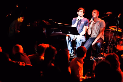 Greg Naughton, Gavin Creel Photo