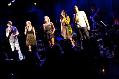 Greg Naughton, Kelli O'Hara, Sherie Rene Scott, Lindsay Mendez, Gavin Creel Photo