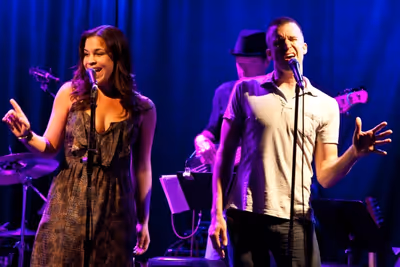 Lindsay Mendez, Gavin Creel Photo