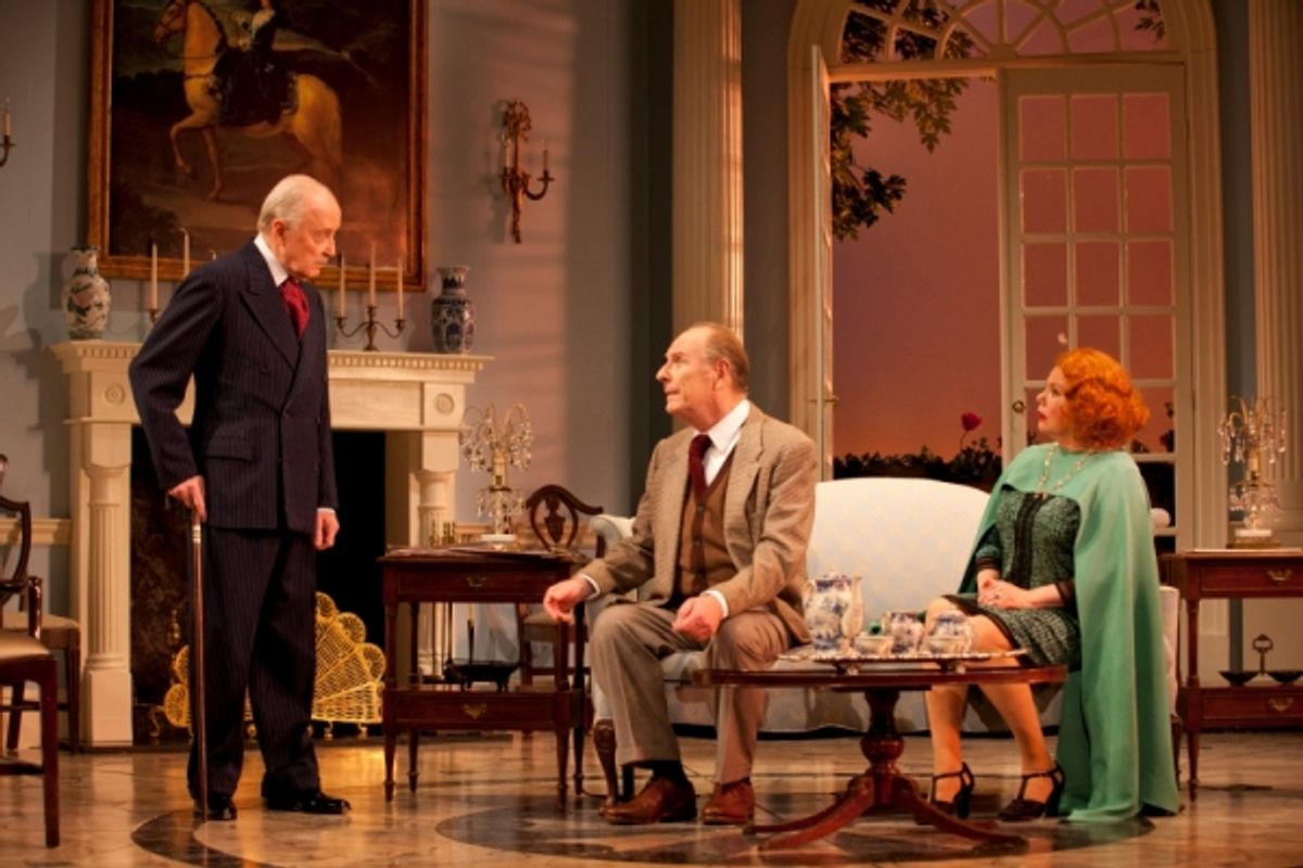 John Horton, Paxton Whitehead and Marsha Mason at 