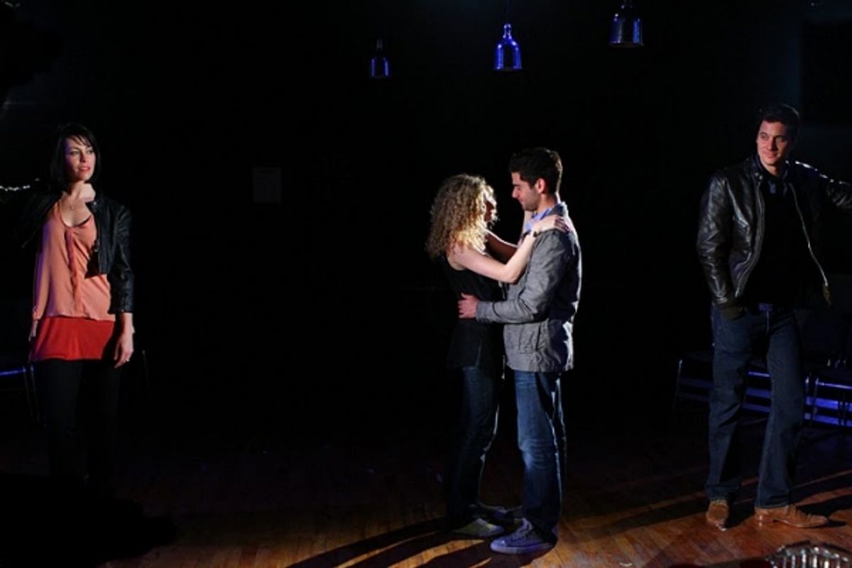Lauren Blackman (Lisa), Lauren Molina (Waverly), Adam Kantor (Darren) and Heath Calvert (Luke)  at 