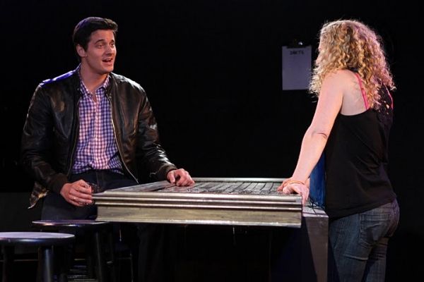 Heath Calvert (Luke) and Lauren Molina (Waverly) Photo