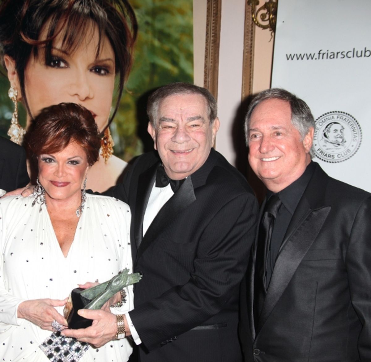 Connie Francis, Freddie Roman & Neil Sedaka attending the 2011 Friars Foundation Applause Award Gala in New York City.  at 