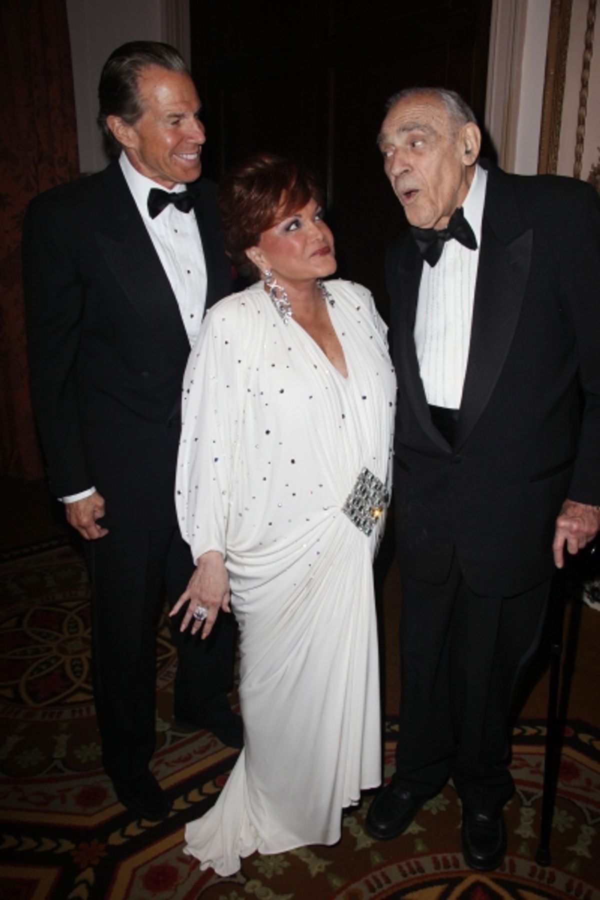 Bill Boggs, Connie Francis & Abe Vigoda attending the 2011 Friars Foundation Applause Award Gala in New York City.  at 