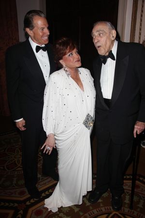 Bill Boggs, Connie Francis & Abe Vigoda attending the 2011 Friars Foundation Applause Photo