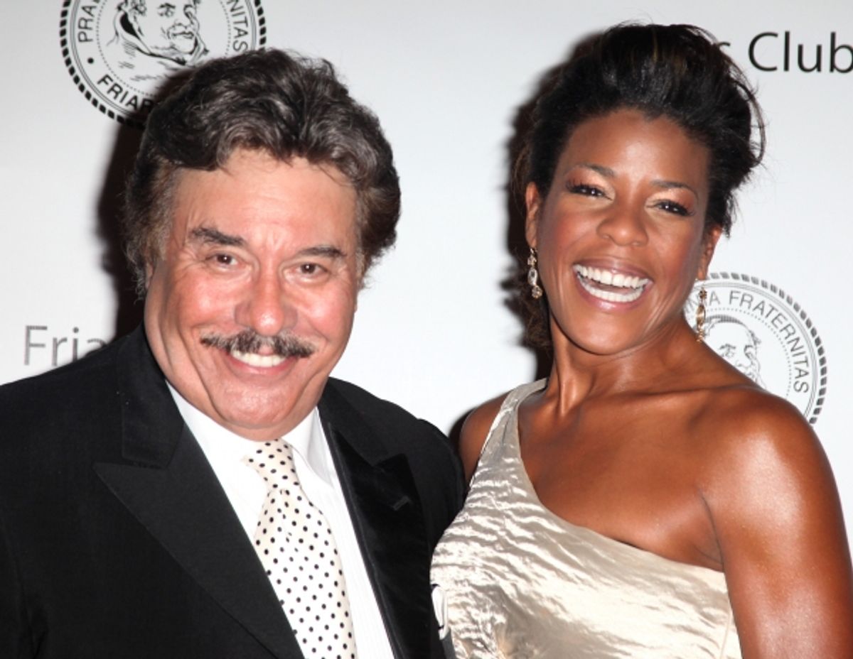 Tony Orlando & Nicole Henry attending the 2011 Friars Foundation Applause Award Gala in New York City.  at 