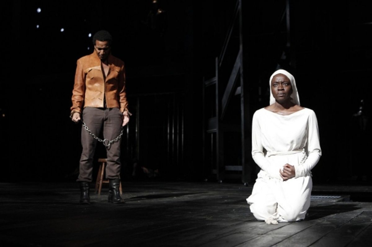 AndrÃ© Holland and Danai Gurira
 at 