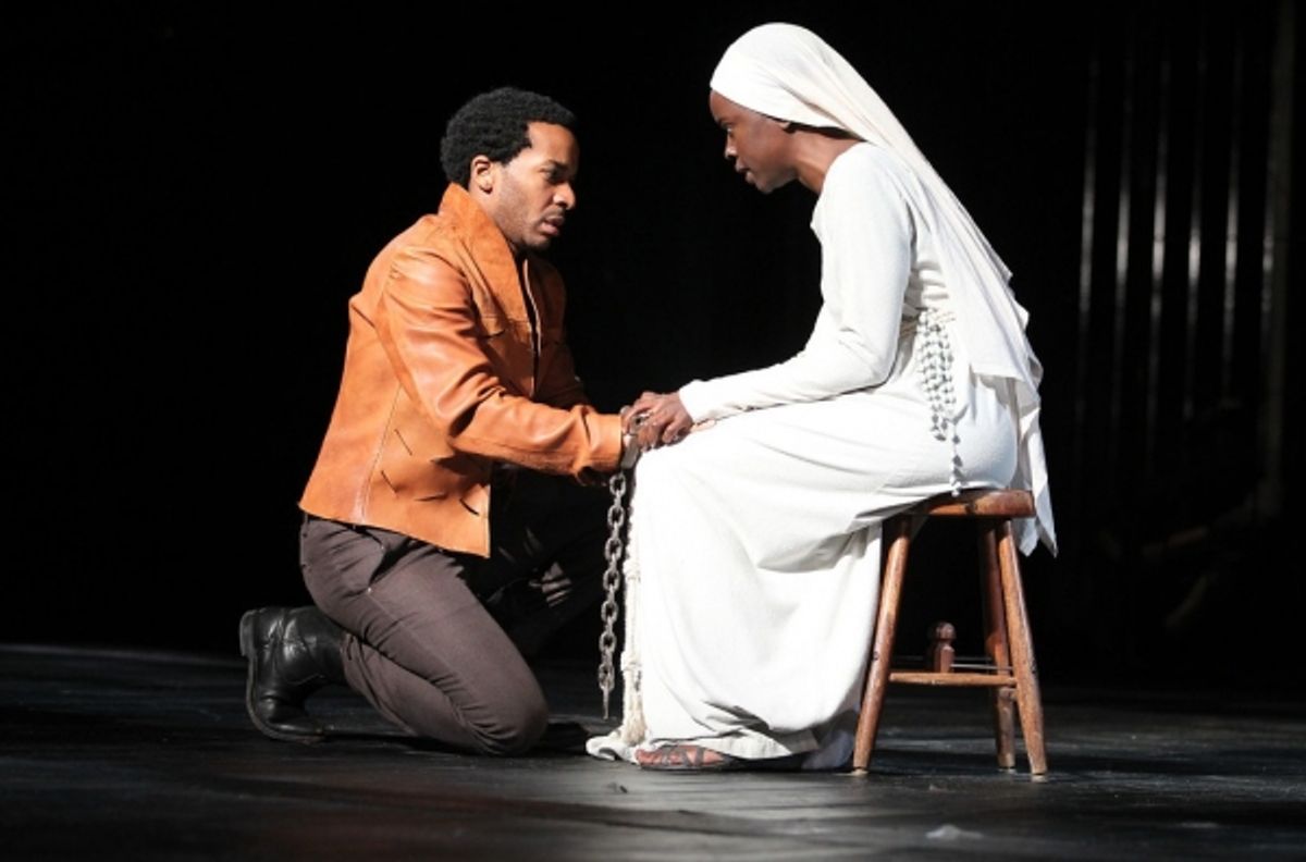 AndrÃ© Holland and Danai Gurira
 at 