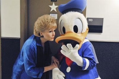 Debbie Reynolds, Donald Duck Photo