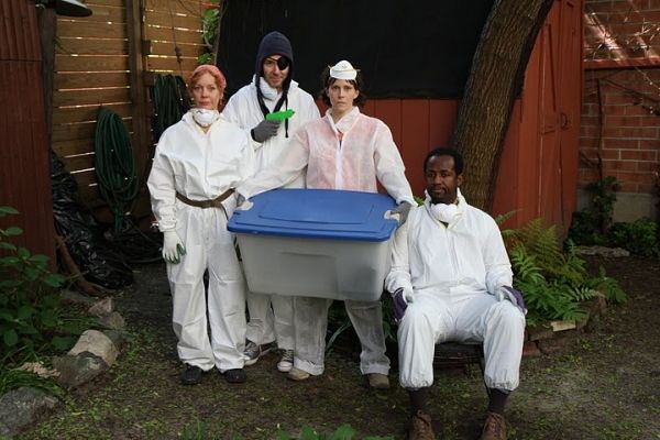 Mariann Mayberry (Alice), Paul Niebanck (Stig),  Joanna P. Adler (Kathy), Nathan Hint Photo