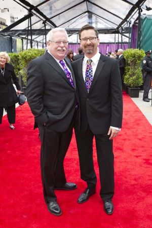 Armistead Maupin (left) with husband Christopher Turner Photo