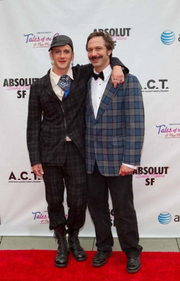  Librettist Jeff Whitty (left) with boyfriend Steve Schmersal  Photo