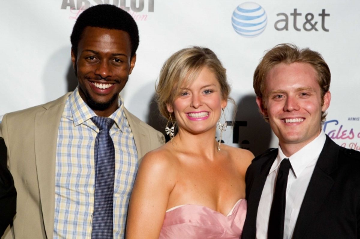 Katty Biscone, Josh Breckenridge, Kathleen Monteleone, Frank Monteleone at 