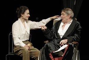 Annie Parisse and John Cullum. Photo Credit: Joan Marcus Photo