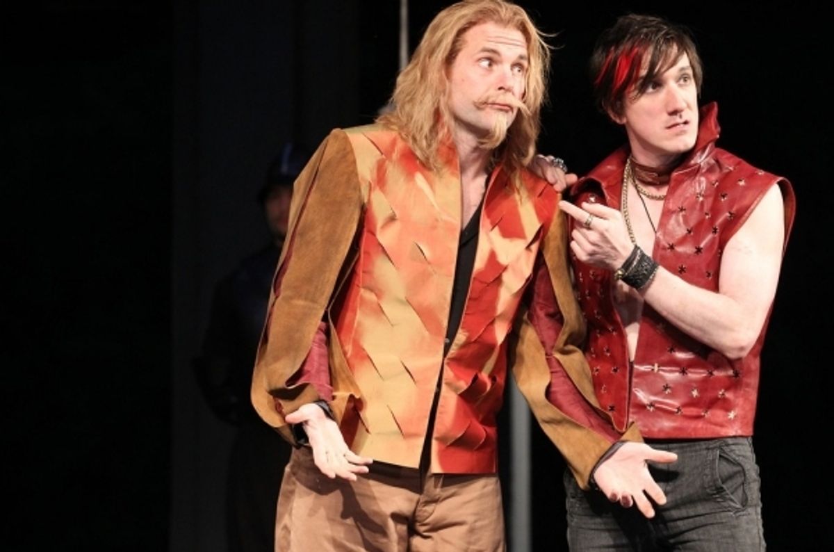 Brendan Titley and Carson Elrod. Photo Credit: Joan Marcus at 