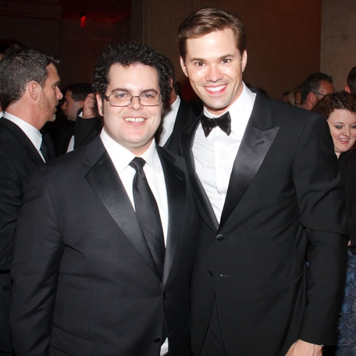 Josh Gad and Andrew Rannells at 