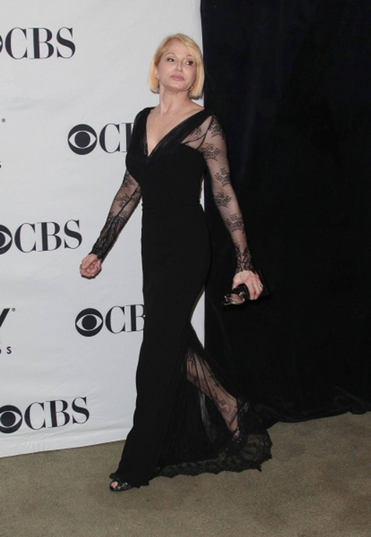 Ellen Barkin in the Press Room at The 65th Annual Tony Awards in New York City.  at 