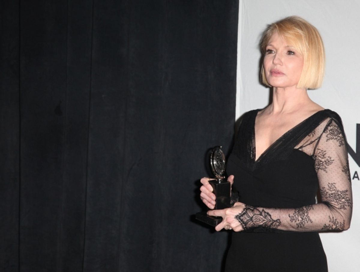 Ellen Barkin in the Press Room at The 65th Annual Tony Awards in New York City.  at 